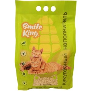 Наполнитель кукурузный универсальный Smile King 3 кг (5 литров)