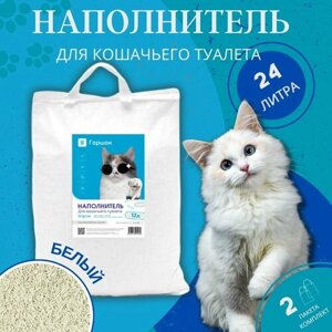 Наполнитель соевый для кошачьего туалета "ВГоршок" 24л