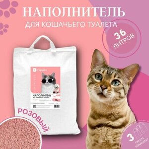 Наполнитель соевый для кошачьего туалета "ВГоршок" 36л