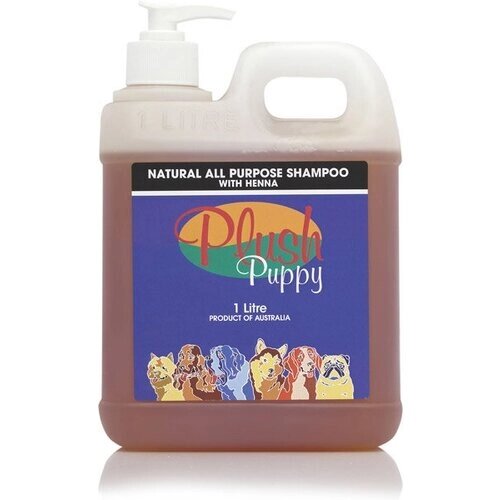 Natural All Purpose Shampoo with Henna (Натуральный шампунь с хной не изменяющий текстуру шерсти) 1 литр.
