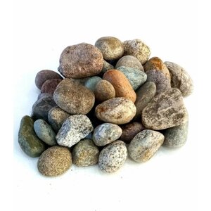 Натуральный природный камень 6 кг, грунт для аквариума и растений, галька речная 10-20 мм.