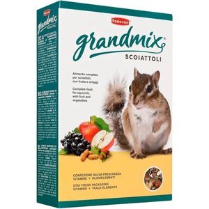 Padovan grandmix scoiattoli корм для белок и бурундуков (750 гр х 2 шт)