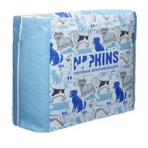Пеленки Napkins впитывающие гелевые для собак (60 x 40 см, 5 шт)