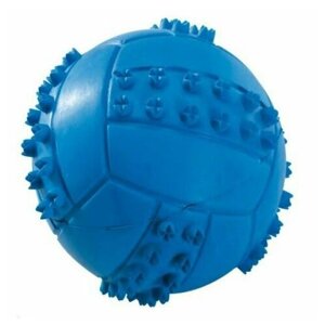 Petmax Игрушка для собак Мяч резиновый с шипами волейбольный 6 см, 2 шт
