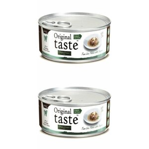 Pettric Влажный корм для кошек Тунец с люцианом в соусе Original Taste 18 %70 г , 2 шт.