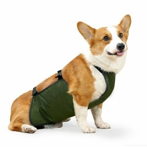 Пижон Нагрудник послеоперационный для собак весом 15-23 кг, размер XL (ОГ 50, от 50 см), зеленый