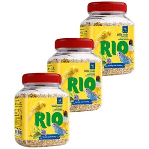 Полезное лакомство для птиц RIO Семена луговых трав 3 штуки по 240 г