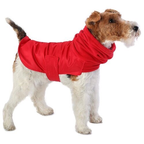 Попона для собак Монморанси "Попона с горлом", красный, размер XL, по спинке 50см.