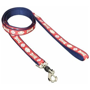 Поводок Japan Premium Pet с накопительной флюоресценцией Хотару (Ночной светлячок) для собак, красный, размер S
