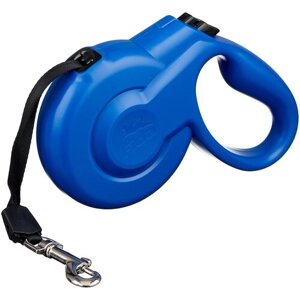 Поводок-рулетка для собак Fida Styleash ленточная (M) 5 м голубой