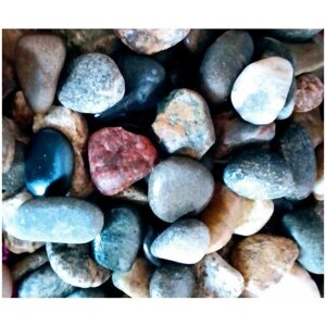 Природный камень/ грунт для аквариума/ 20-30 мм, 1 кг /галька мытая