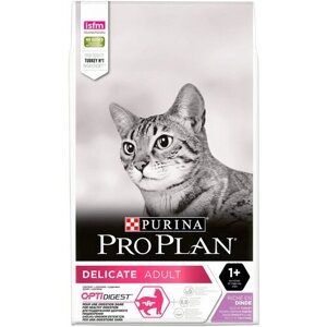 PRO PLAN CAT ADULT DELICATE TURKEY для взрослых кошек с чувствительным пищеварением с индейкой (0,4 кг х 8 шт)