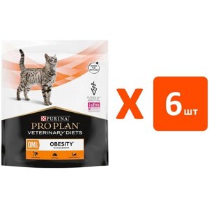 PRO PLAN veterinary DIETS OM ST/OX obesity для взрослых кошек при ожирении (0,35 кг х 6 шт)