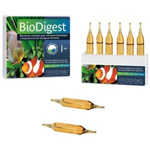 Prodibio BioDigest средство для запуска биофильтра, 6 шт., 10 мл, 32 г, набор