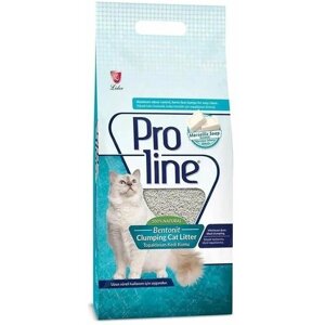 Proline 5 л комкующийся бентонитовый наполнитель для кошачьего туалета с ароматом марсельского мыла 3 шт