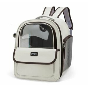 Прозрачный рюкзак-переноска для животных, кошек, собак маленьких пород, перевозка в самолёте на отдых