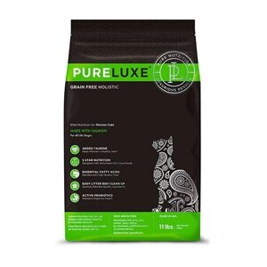 PureLuxe корм для персидских кошек с лососем 400гx3шт.