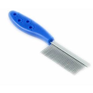 Расчёска "Лапки" с пластиковой ручкой, 17,5 х 3 см, синяя