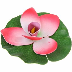 Растение водоплавающее «Кувшинка Экзотик» d-15см розовая