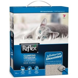 Reflex Комкующийся наполнитель для кошачьего туалета, премиум, гипоаллергенный, без пыли 6л