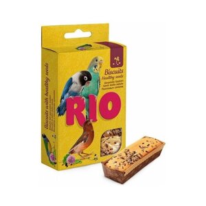 RIO Бисквиты дптиц с полезными семенами коробка 5*7 гр