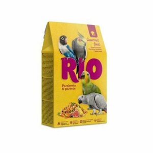 Рио Гурмэ корм для средних и крупных попугаев 5 х 250 гр