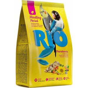 Rio / Корм для птиц для средних попугаев в период линьки 1кг 2 шт