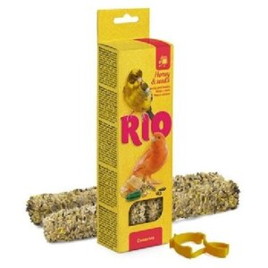 Рио Палочки для канареек с медом и полезными семенами 2х40 г 0,08 кг 49144 (8 шт)