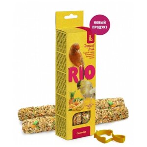 Rio палочки для канареек с тропическими фруктами коробка 2*40г , 39332 (2 шт)