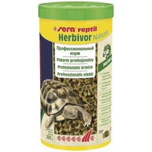 Sera Reptil Professional Herbivor Nature Корм для рептилий, сухопутных черепах, 1000мл/330г