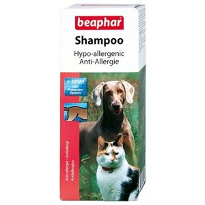 Шампунь Beaphar Hypo-allergenic Гипоаллергенный для собак и кошек , 200 мл , 270 г