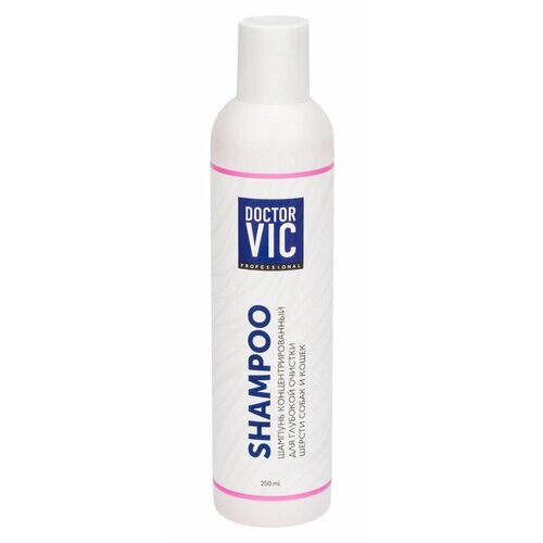 Шампунь-концентрат Doctor VIC для очистки шерсти кошек и собак, фл. 250 мл