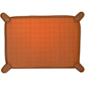 Широкий силиконовый коврик-лоток Japan Premium Pet с бортиком для собачьих пелёнок, шоколадный, 58x44 см