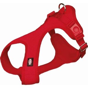 Шлейка для собак Trixie Soft XXS-XS: 25-35 см/15 мм, красный