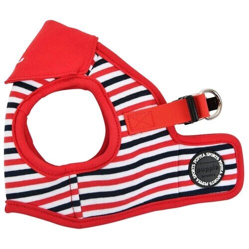 Шлейка Puppia Seaman harness B, обхват шеи 40 см, красный, XL