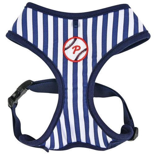 Шлейка Puppia Sport harness A, обхват шеи 36 см, синяя, L