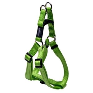 Шлейка Rogz Step-In Harness XL (SSJ05), обхват шеи 43-70 см, зеленый, XL