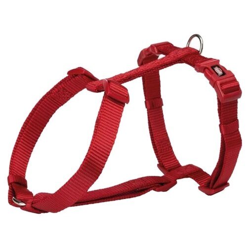 Шлейка TRIXIE Premium H-harness XXS-XS, обхват шеи 20-85 см, красный, XXS