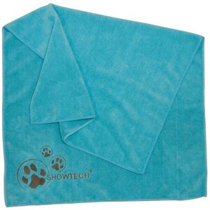 SHOW TECH Microtowel полотенце из микрофибры бирюзовое для животных, кошек и собак, 56x90 см
