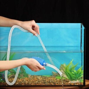 Сифон для аквариума "Пижон", с насадкой для очистки грунта, 1,4 м