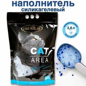 Силикагелевый наполнитель CAT AREA для кошачьего туалета , 3.8л