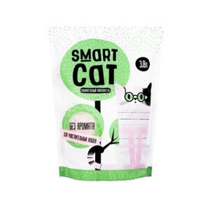 Smart Cat наполнитель Силикагелевый наполнитель для чувствительных кошек (без аромата) 7,6л 01им22 3,32 кг 24571 (2 шт)