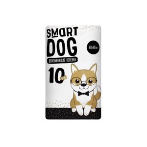 Smart Dog пелёнки Впитывающие пеленки для собак 60*40 10 шт 0,2 кг 19646 (18 шт)