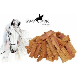 "Сухарики яблочные" 500 гр для лошадей Sweek Product (100% натуральные), угощение для лошадей