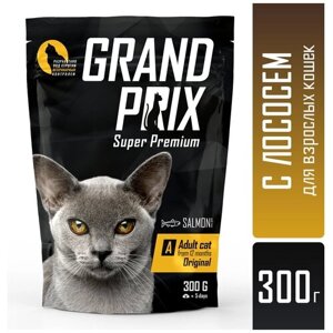 Сухой корм для кошек GRAND PRIX с лососем 300 г