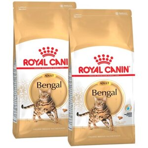 Сухой корм для кошек Royal Canin Bengal Adult для взрослых кошек бенгальской породы от 1 года до 12 лет 2 шт. х 400 г