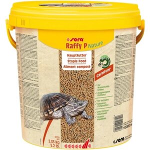 Сухой корм для рептилий Sera Raffy P Nature, 10 л, 2.35 кг
