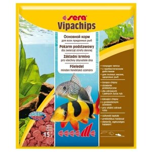 Сухой корм для рыб, ракообразных Sera Vipachips, 15 г