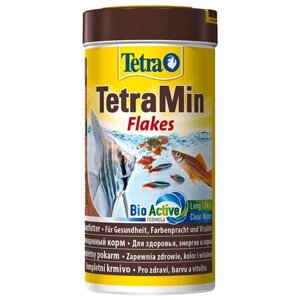 Сухой корм для рыб, ракообразных Tetra TetraMin flakes, 250 мл, 52 г