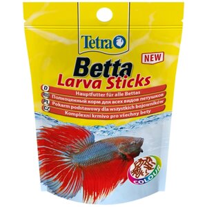 Сухой корм для рыб, рептилий, ракообразных Tetra Betta LarvaSticks, 100 мл, 5 г